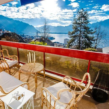 Terrace With Lake & Mountain View Монтре Екстер'єр фото